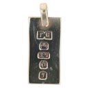 9ct Yellow Gold Hallmarked Ingot Pendant