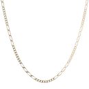 14ct Yellow Gold Figaro Chain 18"