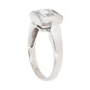 9ct White Gold Cubic Zirconia Single Stone Ring