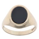 9ct Yellow Gold Onyx Signet Ring