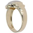 9ct Yellow Gold Cubic Zirconia Boxing Glove Ring