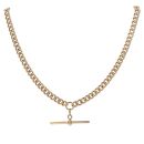 9ct Yellow Gold Albert T-Bar Chain 20"