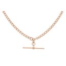 9ct Rose Gold Albert T-Bar Chain 20"