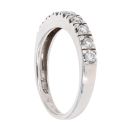 14ct White Gold 0.50ct Diamond Half Eternity Ring