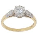 18ct Yellow Gold 0.60ct Brilliant Cut Diamond Solitaire Ring