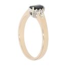 9ct Yellow Gold Sapphire And Diamond Ring