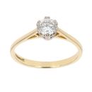 18ct Yellow Gold 0.50ct Brilliant Cut Diamond Solitaire Ring