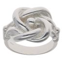 Silver Knot Ring By Icesia Gents