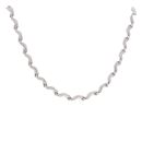 9ct White Gold Fancy Chain 18"