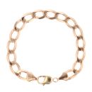 9ct Yellow Gold Curb Bracelet 8.5"