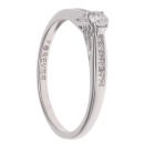 18ct White Gold 0.25ct Brilliant Cut Diamond Solitaire Ring