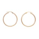 9ct Yellow Gold Hoop Earrings