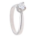 Platinum 0.55ct Heart Cut Diamond Solitaire Ring