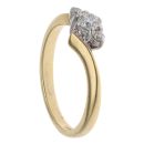 18ct Yellow Gold 0.25ct Brilliant Cut Diamond Trilogy Ring
