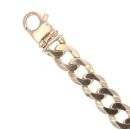 9ct Yellow Gold Curb Bracelet 9"