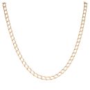 9ct Yellow Gold Square Curb Chain 18"