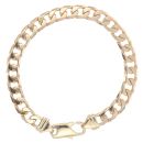 9ct Yellow Gold Curb Bracelet 8.5"