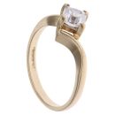 9ct Yellow Gold Cubic Zirconia Single Stone Ring