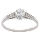 18ct White Gold 0.50ct Brilliant Cut Diamond Solitaire Ring