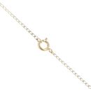 9ct Yellow Gold Amethyst Knot Pendant and Chain 18"