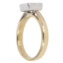 18ct Yellow Gold 0.80ct Princess Cut Diamond Cluster Ring