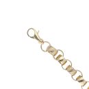 9ct Yellow Gold Patterned And Plain Belcher Bracelet 9"