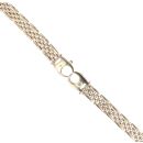 9ct Yellow Gold Watch Strap Style Chain 16"