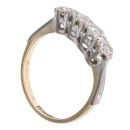 18ct Yellow Gold 0.10ct Round Brilliant Diamond Four Stone Ring