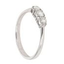 18ct White Gold 0.30ct Diamond Trilogy Ring