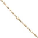 9ct Yellow Gold Barrel Patterned Fancy Chain 30"