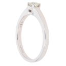 18ct White Gold 0.25ct Brilliant Cut Diamond Solitaire Ring