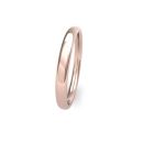 18ct Rose Gold 2.5mm Slight Court Wedding Band