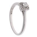 18ct White Gold 0.25ct Brilliant Cut Diamond Cluster Ring