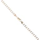 9ct Yellow Gold Square Curb Chain 20"