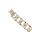 9ct Yellow Gold Curb ID Bracelet 8"