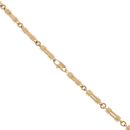 9ct Yellow Gold Barrel Link Chain 28"