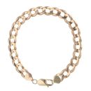9ct Yellow Gold Curb Bracelet 8"