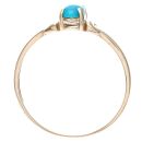 9ct Yellow Gold Turquoise Ring