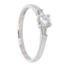 9ct White Gold 0.33ct Diamond Solitaire Ring