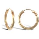 9ct Yellow Gold Hoop Earrings