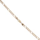 9ct Yellow Gold Figaro Chain 18"