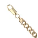 9ct Yellow Gold Curb Bracelet 8"