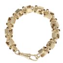 9ct Yellow Gold Fancy Bracelet 9"