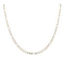 9ct Yellow Gold Figaro Chain 18"