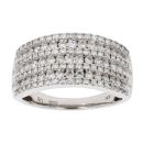 9ct White Gold 1.00ct Diamond Fancy Diamond Ring
