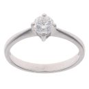 Platinum 0.33ct Diamond Solitaire Ring