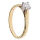 18ct Yellow Gold 0.33ct Brilliant Cut Diamond Solitaire Ring