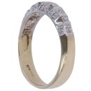 9ct Yellow Gold 0.25ct Brilliant Cut Diamond Fancy Ring