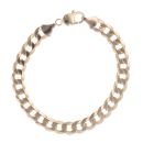 9ct Yellow Gold Curb Bracelet 8.5"