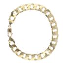 9ct Yellow Gold Curb Bracelet 9"
